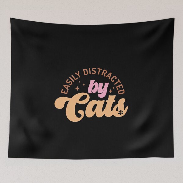 Item preview, Easily Distracted By Cat (Mother's Day) designed and sold by Hope London.