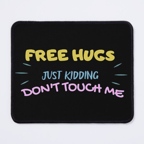 Item preview, Free Hugs Just Kidding Shirt for Women, Cute Social Distancing TShirt, Free Hugs Just Kidding Don't Touch Me T-Shirt, Valentines Shirt, Valentine Skeleton shirt designed and sold by Alaminee.