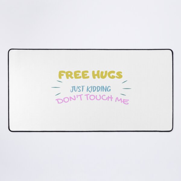 Item preview, Free Hugs Just Kidding Shirt for Women, Cute Social Distancing TShirt, Free Hugs Just Kidding Don't Touch Me T-Shirt, Valentines Shirt, Valentine Skeleton shirt designed and sold by Alaminee.