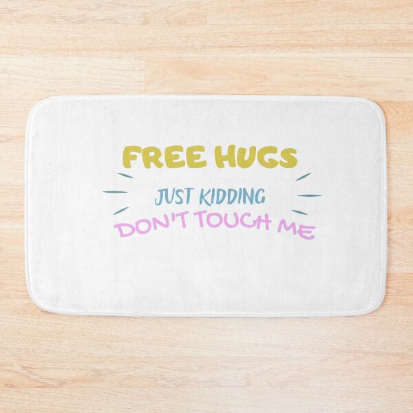 Item preview, Free Hugs Just Kidding Shirt for Women, Cute Social Distancing TShirt, Free Hugs Just Kidding Don't Touch Me T-Shirt, Valentines Shirt, Valentine Skeleton shirt designed and sold by Alaminee.