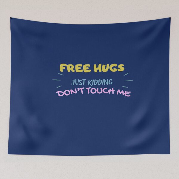 Item preview, Free Hugs Just Kidding Shirt for Women, Cute Social Distancing TShirt, Free Hugs Just Kidding Don't Touch Me T-Shirt, Valentines Shirt, Valentine Skeleton shirt designed and sold by Alaminee.