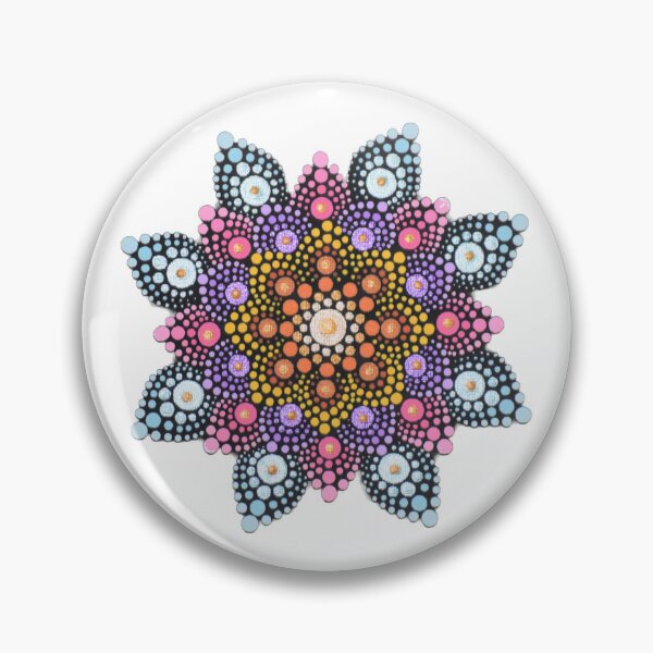 Item preview, Colorful Painted Mandala designed and sold by Louise-Mae.