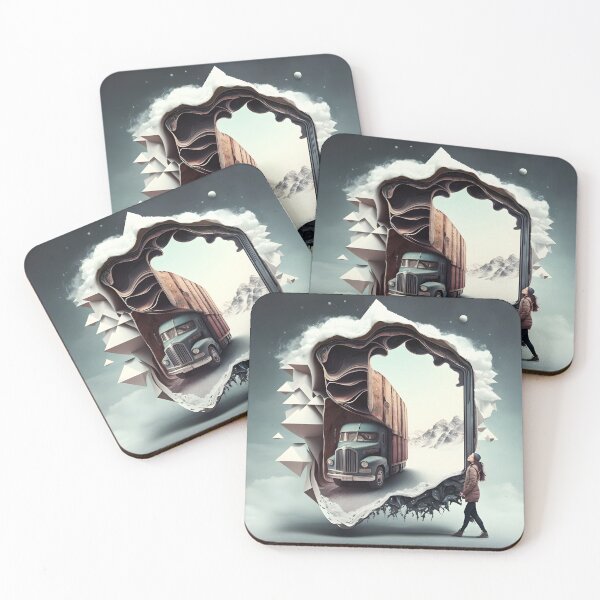 Item preview, Abstract artwork about snow designed and sold by Cr-AI-tive.