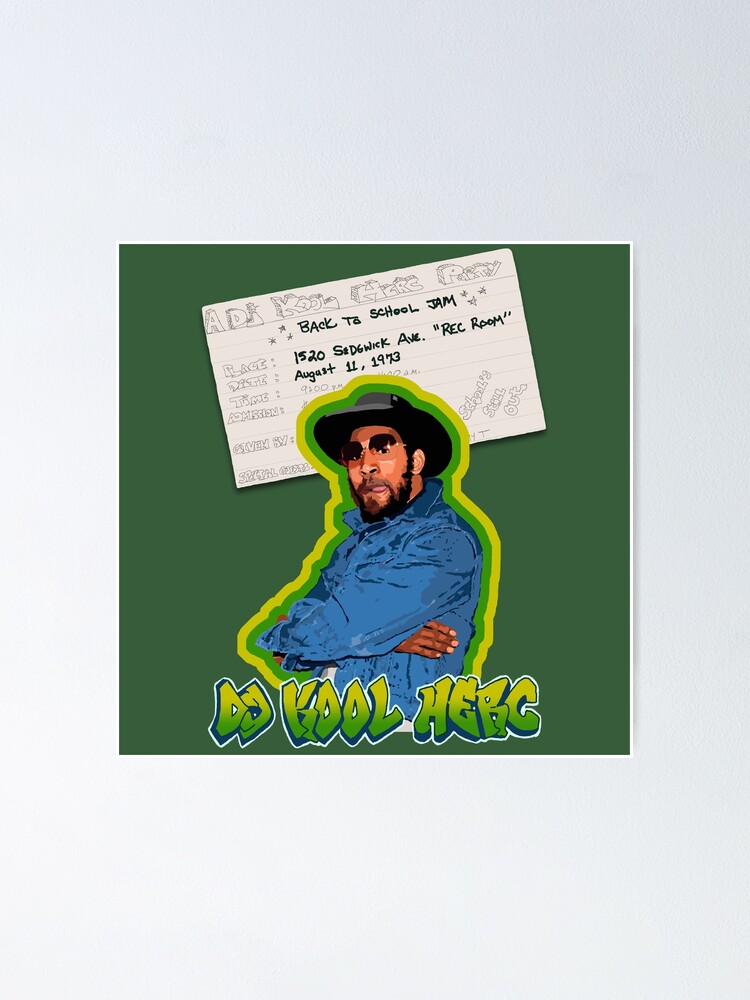 “DJ Kool Herc” Poster for Sale by MikeSmith7771 | Redbubble