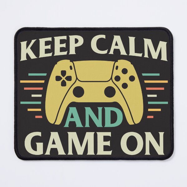 Item preview, Keep calm and Game on designed and sold by LafabrikdeSkye.
