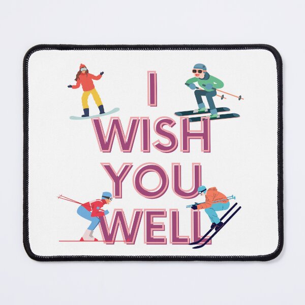 Item preview, I Wish You Well Skiing Trial Funny designed and sold by ecdato.