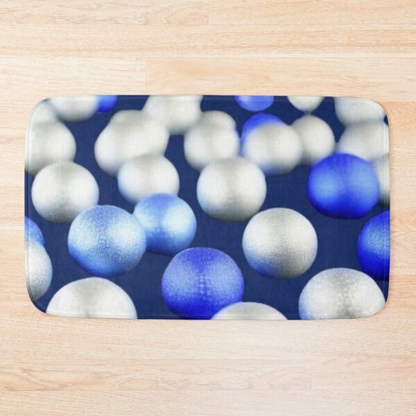 Item preview, blue and white balls scattered on a colorless board designed and sold by JaroDesign2023.