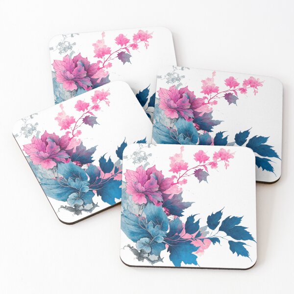 Item preview, flower drawn in the style of ink wash painting designed and sold by papa3415.