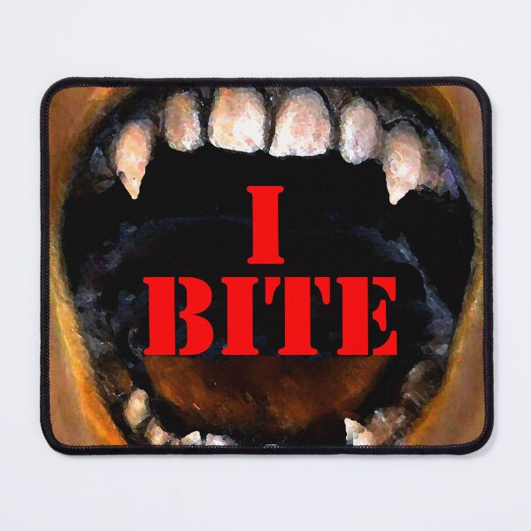 Item preview, I bite t shirt design A designed and sold by David Lee Thompson.