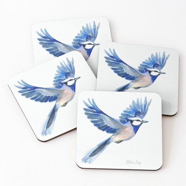Item preview, Blue Jay in digital watercolor designed and sold by profundityseek.