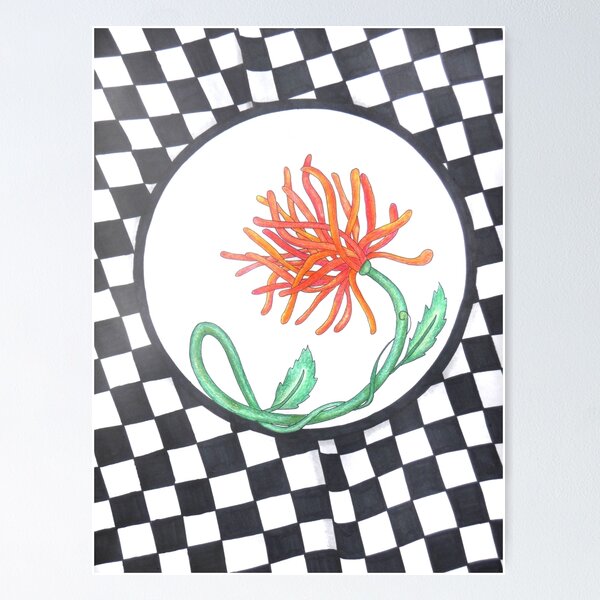 Item preview, Chrysanth orange tangle designed and sold by SharonP-Art.