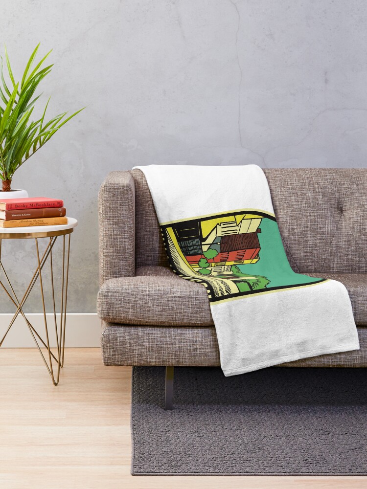 Aperçu 2 sur 6. Plaid avec l'œuvre Williamson West Virginia Historic Downtown créée et vendue par HalpinDesign.