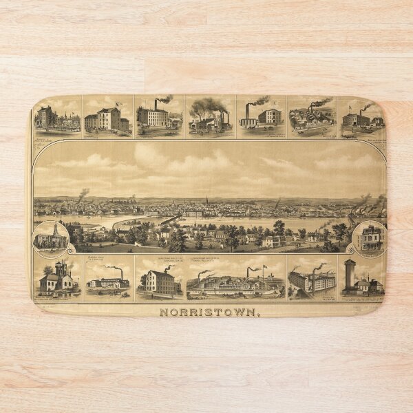 Item preview, Norristown, Pennsylvania (1881) designed and sold by allhistory.