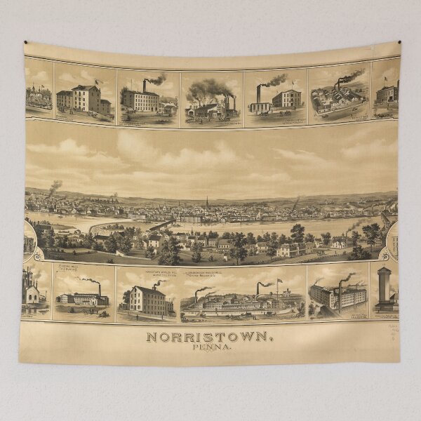 Item preview, Norristown, Pennsylvania (1881) designed and sold by allhistory.