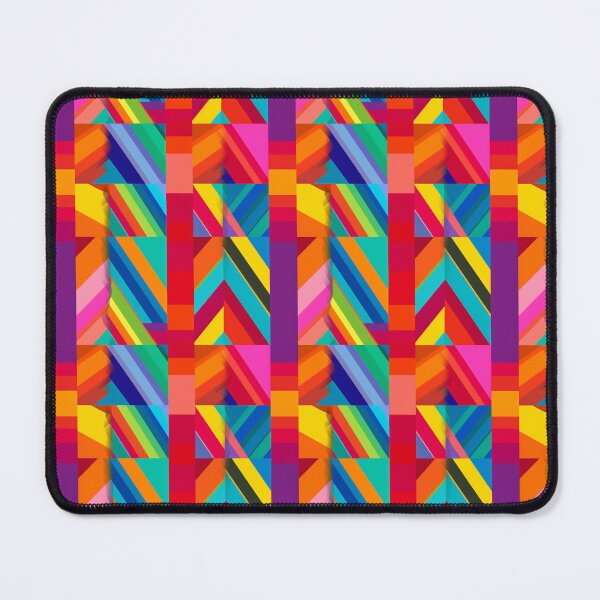 Item preview, Vibrant Geometric Stripes Abstract Design designed and sold by Adam Prettyjohns.