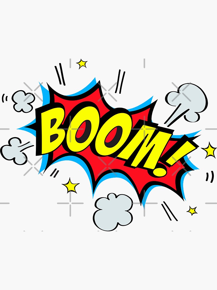 Boom sticker discount