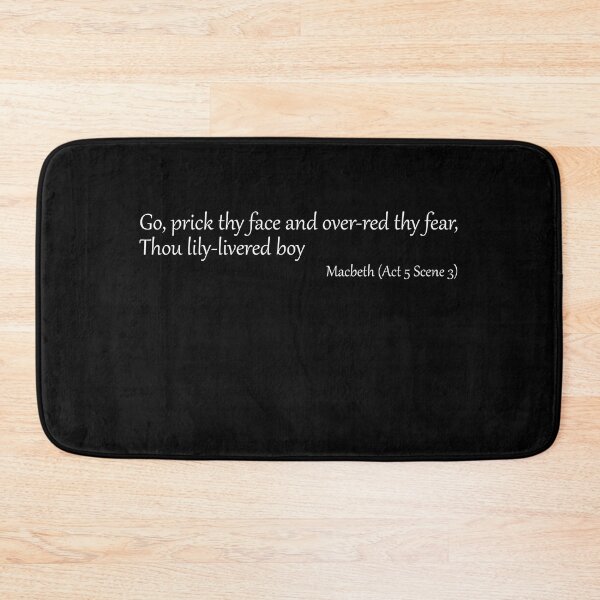 Item preview, Thou lily-livered boy - Macbeth designed and sold by EmbarrassingDad.