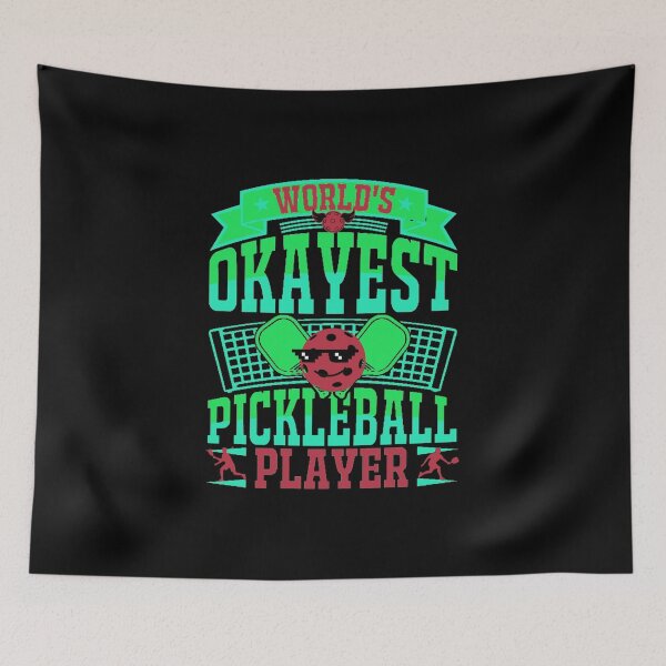 Item preview, World's Okayest Pickleball Player designed and sold by Affyboss6.