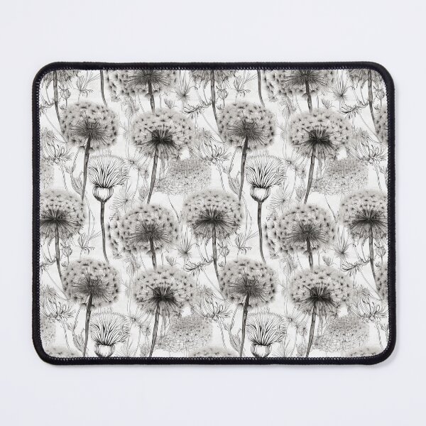Item preview, Monochrome Dandelion Botanical Elegance designed and sold by Adam Prettyjohns.