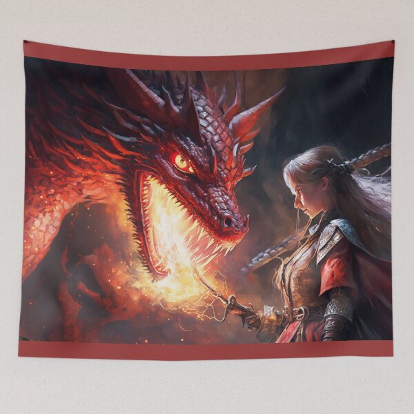 Item preview, Mage vs Dragon Jigsaw Puzzle designed and sold by Richard-Y.
