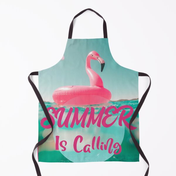 Item preview, Summer Is Calling With Flamingo Float designed and sold by KathteeDesign.