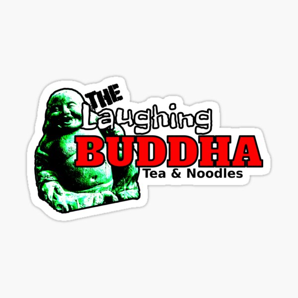 Laughing Buddha Cafe Sticker