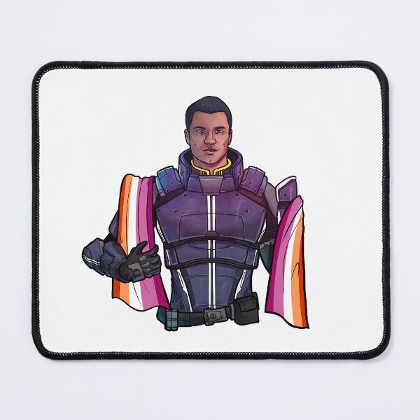 Item preview, kaidan alenko inspired lesbian pride sticker designed and sold by stucktoyoumerch.