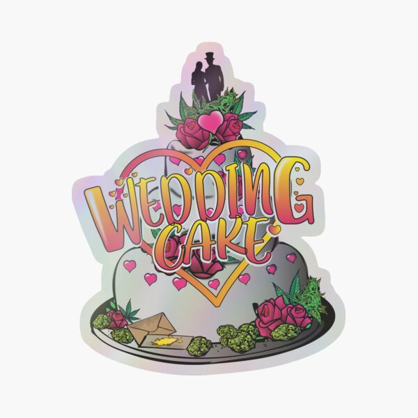 Item preview, Wedding Cake Cannabis Strain Art  designed and sold by kushcoast.