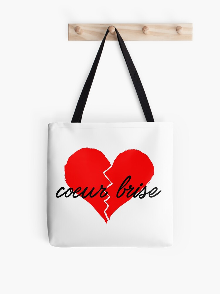 Coeur Brise Broken Heart Tote Bag By Joker593 Redbubble Coeur Brise Broken Heart Tote Bag By Joker593 Redbubble