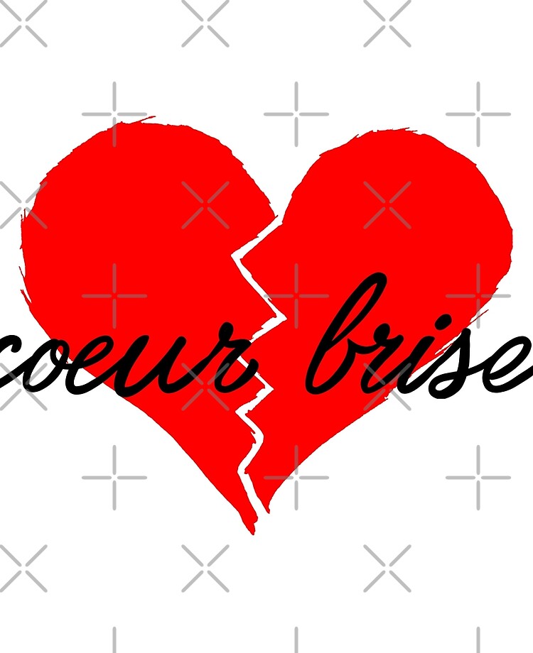 Coeur Brise Broken Heart Ipad Case Skin By Joker593 Redbubble