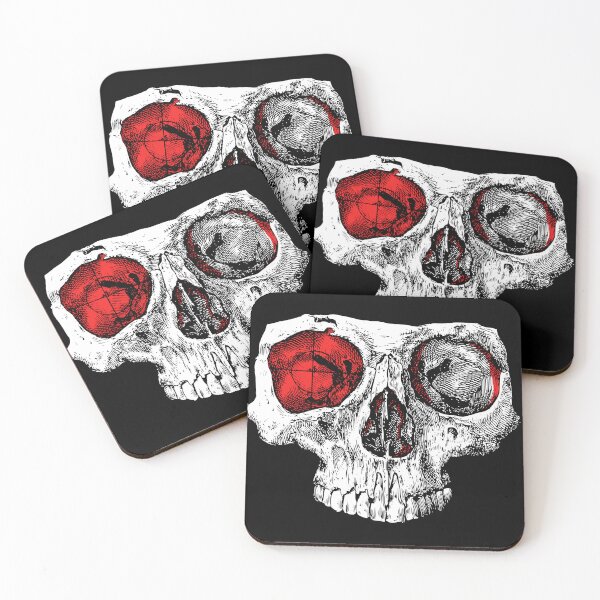 Item preview, Skull face with red eye designed and sold by Marker7.
