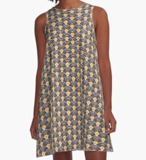 Rekordmuster A-Linien Kleid