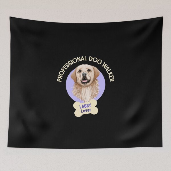 Item preview, Lovable Labrador: Partner of a Professional Dog Walker and Labby Lover designed and sold by ElLocoMus.