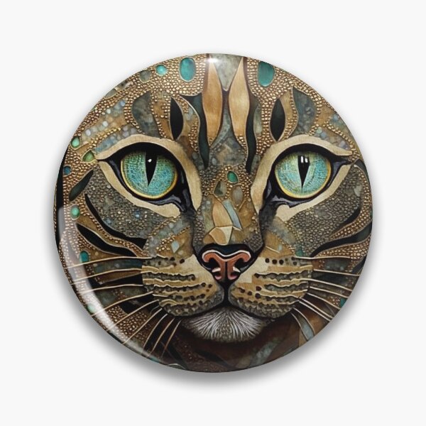 Item preview, Bengal Cat, Glittery Organic Gems designed and sold by GemstoneandLeaf.