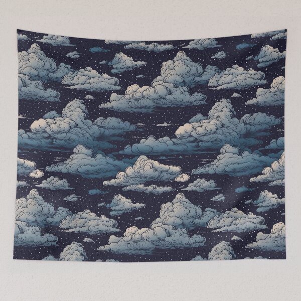 Item preview, Cloudy Night Skies designed and sold by palaco210.
