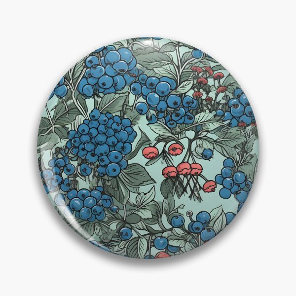 Item preview, Blue Berries Seamless pattern designed and sold by palaco210.
