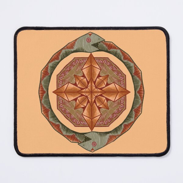 Item preview, Hungry Snakes Mandala designed and sold by ShenGeomiArt.