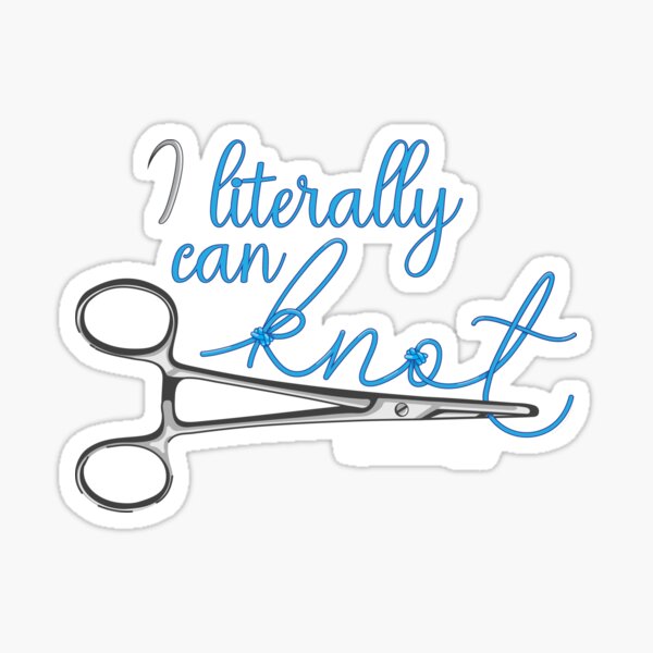 Item preview, I Literally Can Knot The 6 Minute Spay (White)  designed and sold by introVETed.