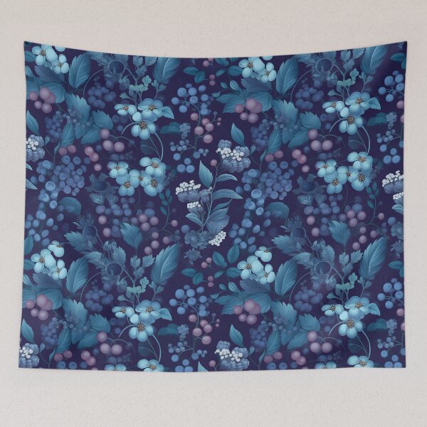 Item preview, Blue Berries Seamless pattern designed and sold by palaco210.