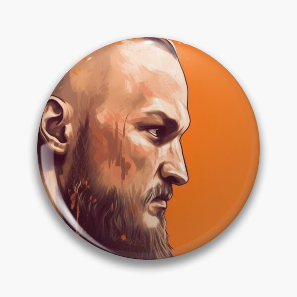 Artikelvorschau, Der legendäre Ragnar Lothbrok: Dynamische Wikinger-Heldenkunst entworfen und verkauft von InkspiredArt.