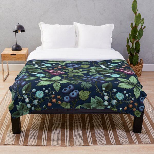 Item preview, Blue Berries Seamless pattern designed and sold by palaco210.