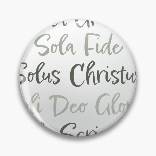 Item preview, The Five Solas Green  designed and sold by Tedroppa.