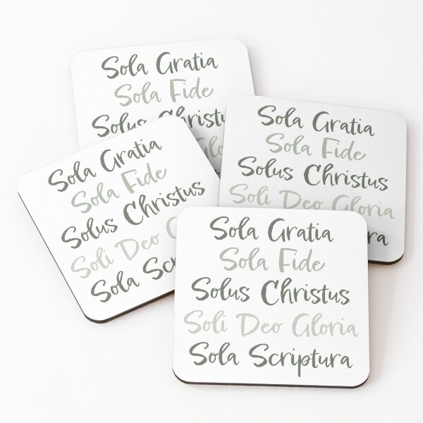 Item preview, The Five Solas Green  designed and sold by Tedroppa.