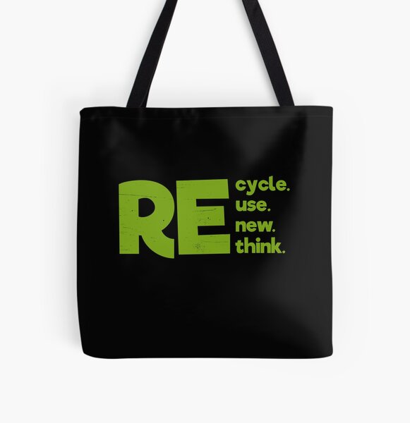 Go Vegan Text Green, Eco Friendly Tote Bag – Print-ted