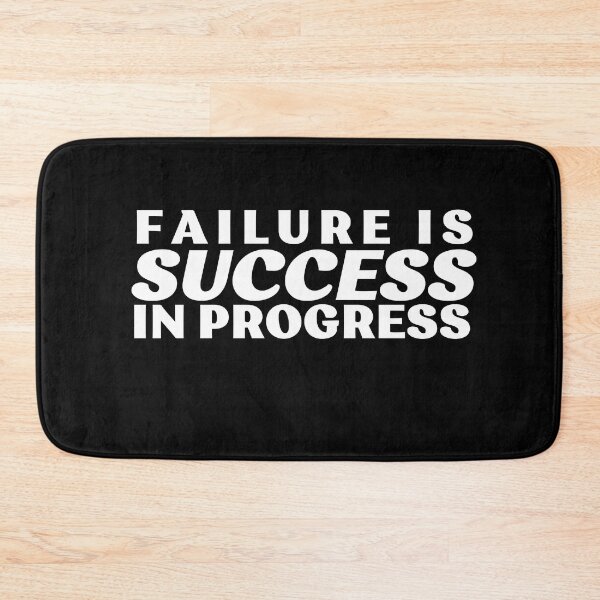 Item preview, Failure Is Success In Progress Motivational Inspirational Quote designed and sold by ImaginedCo.