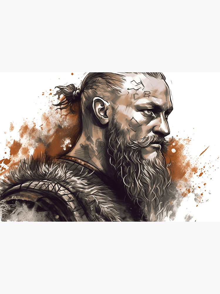 Ragnar Lothbrok's Fury: Bold Viking Warrior Design