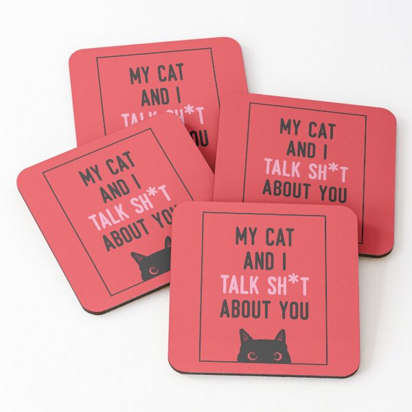 Item preview, My Cat And I Talk Sh*t About You (Mother's Day) designed and sold by Hope London.