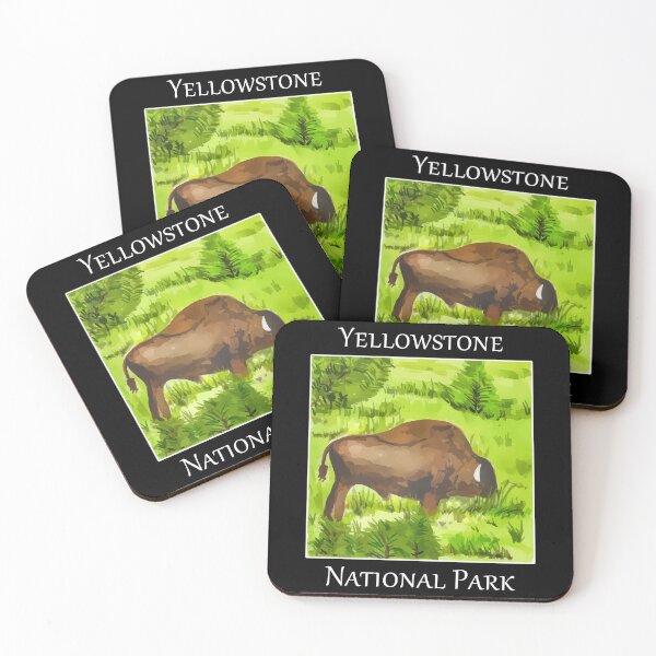 Item preview, Yellowstone National Park, Bison - Welshdesigns designed and sold by welshdesigns.