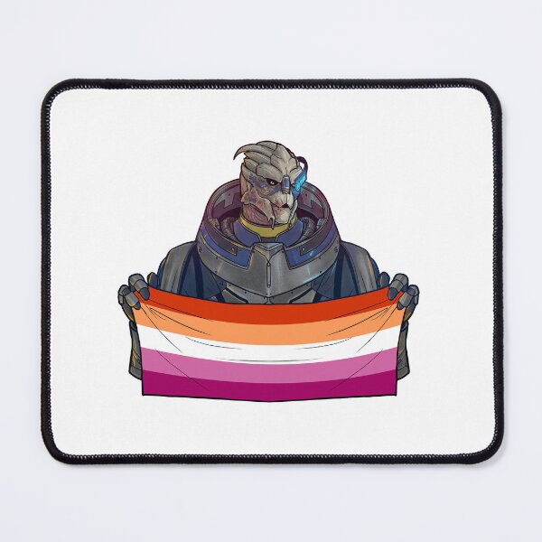Item preview, garrus vakarian inspired lesbian pride  designed and sold by stucktoyoumerch.