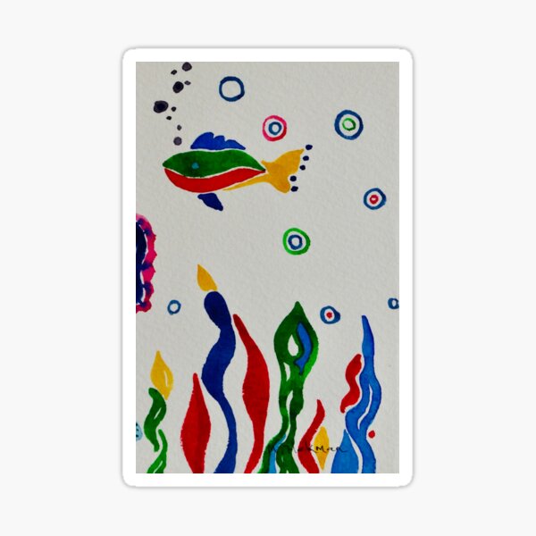 Fish Fun Sticker